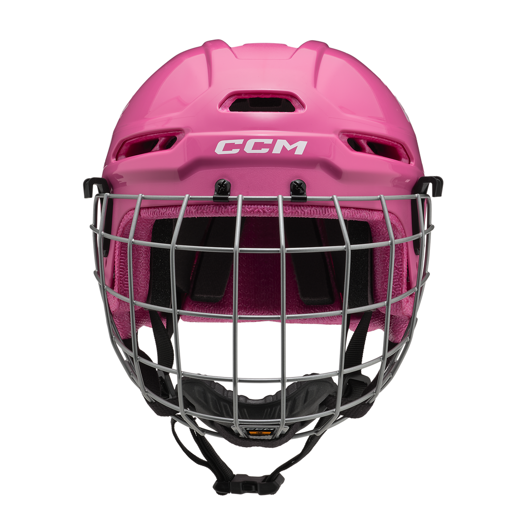 CCM Youth Barbie Multi Sport Combo Helmet - Pink, front view