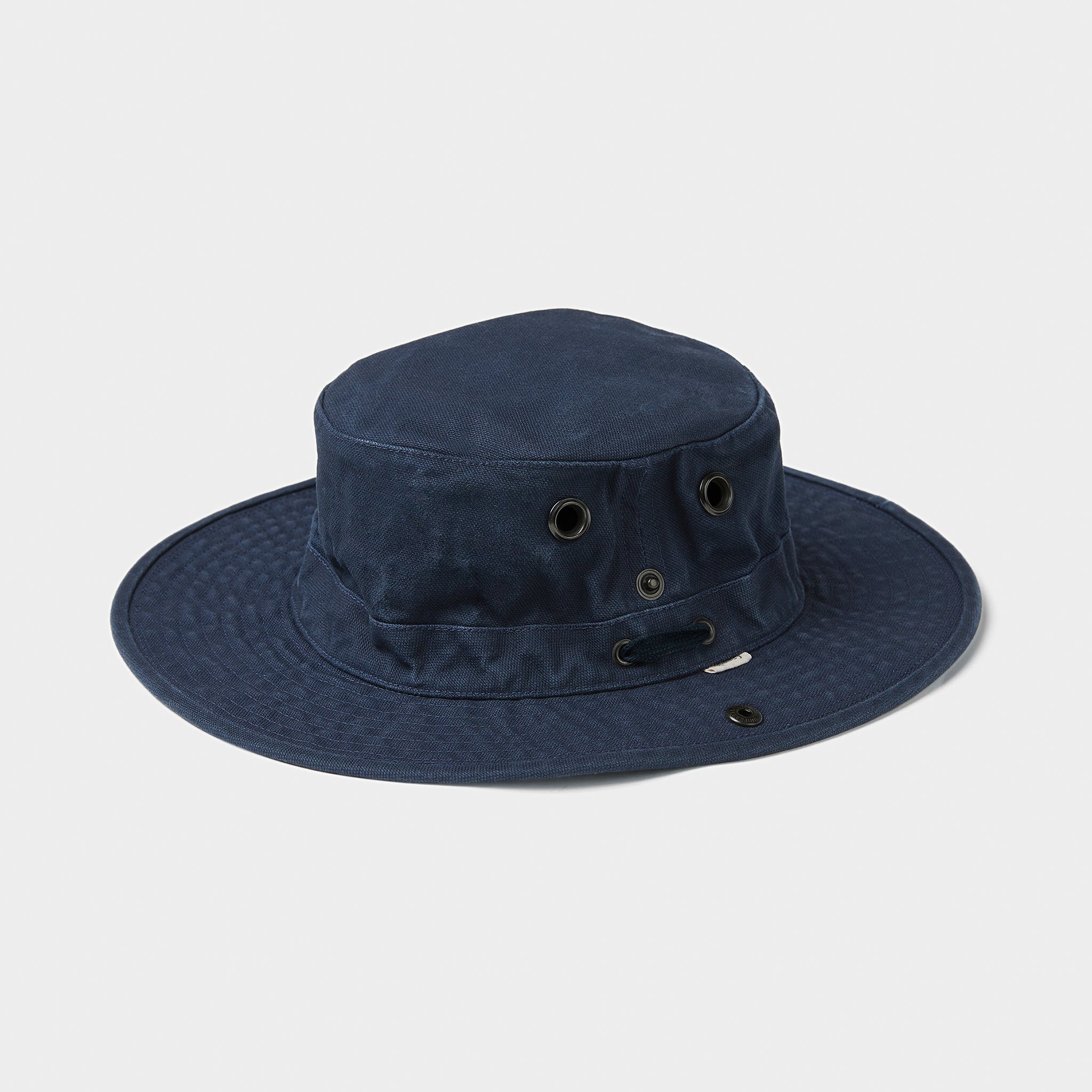 Tilley T3 Wanderer Hat in Dark Navy, studio three-quarter view