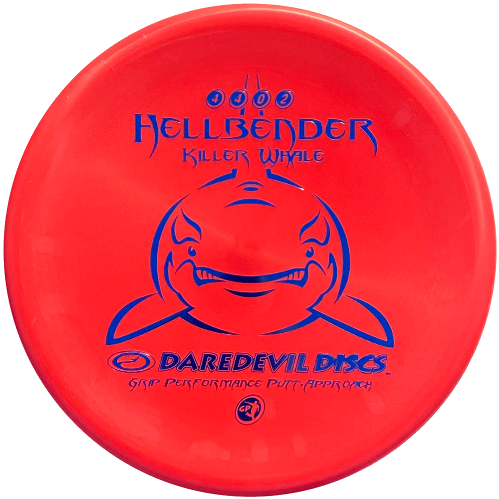 Daredevil Hellbender Killer Whale Putter/Approach - Red