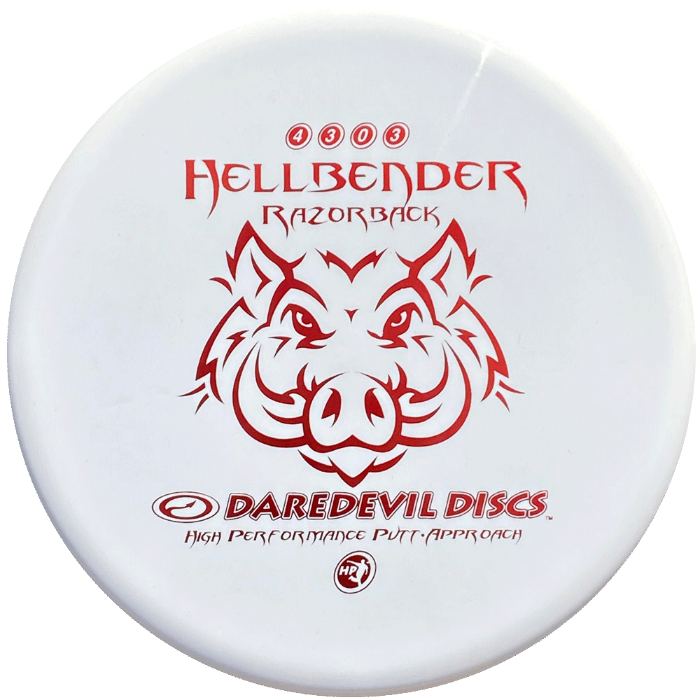 Daredevil Hellbender Razorback Putter/Approach - White