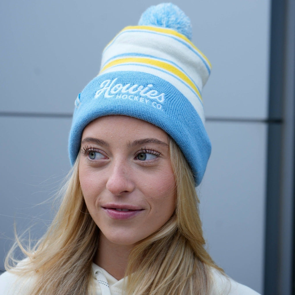 Howies Clean Sheet Toque - White, on model