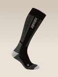 Icebreaker Men's Merino Ski+ Light Over The Calf Socks - Black/Ether, front