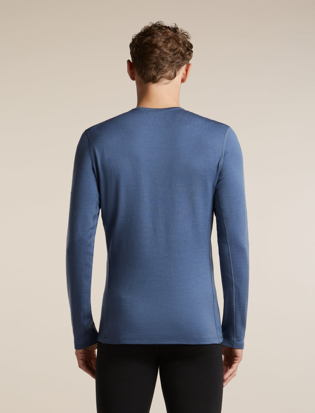 Icebreaker Men's Merino 260 Tech Long Sleeve Crew Thermal Top - Dawn, view 2