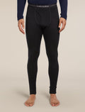 Icebreaker Men's Merino 260 Tech Leggings - Black - front