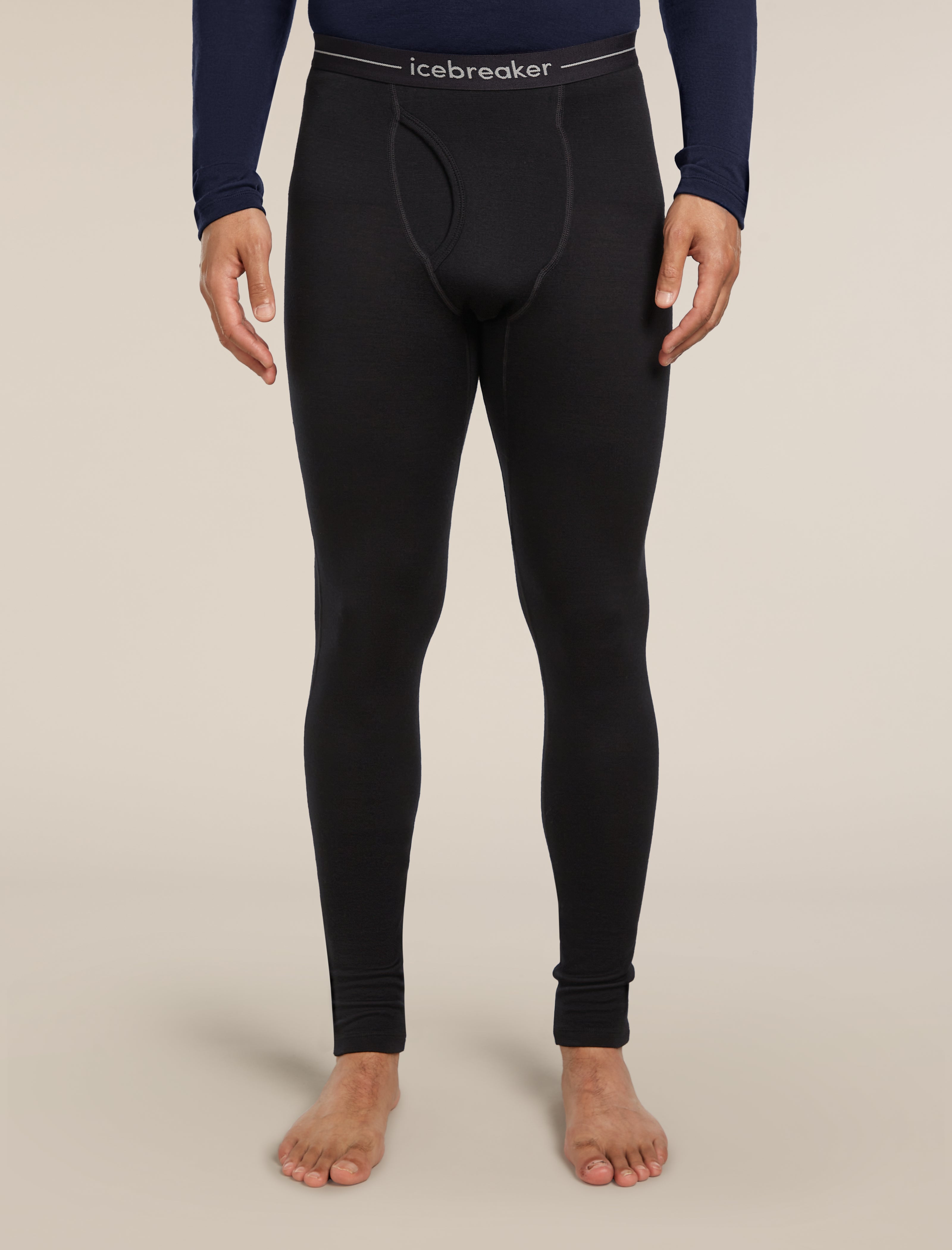 Icebreaker Men's Merino 260 Tech Leggings - Black - front