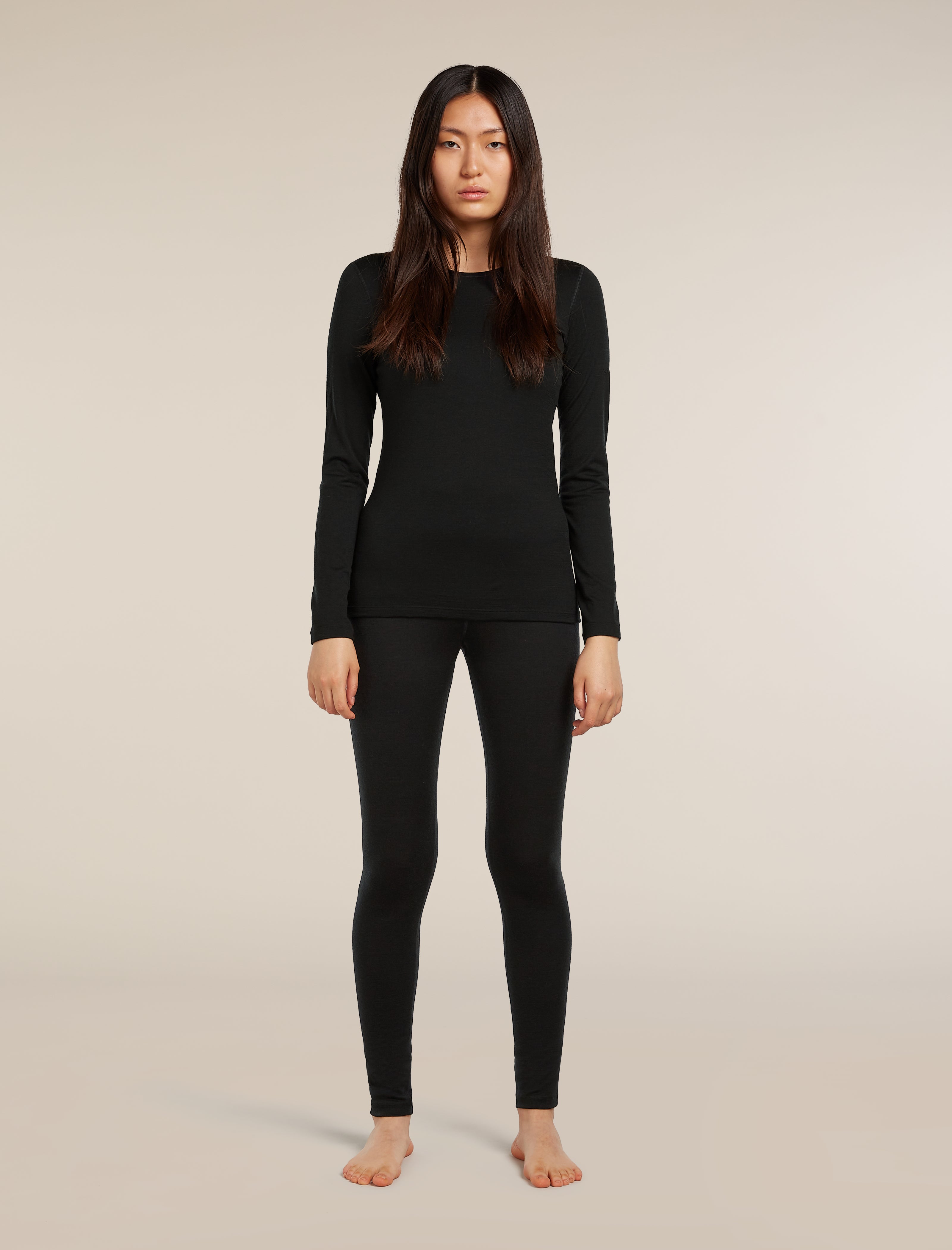 Icebreaker 200 Oasis Thermal Leggings - Black