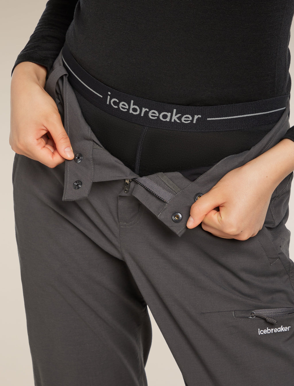 Icebreaker 200 Oasis Thermal Leggings - Black