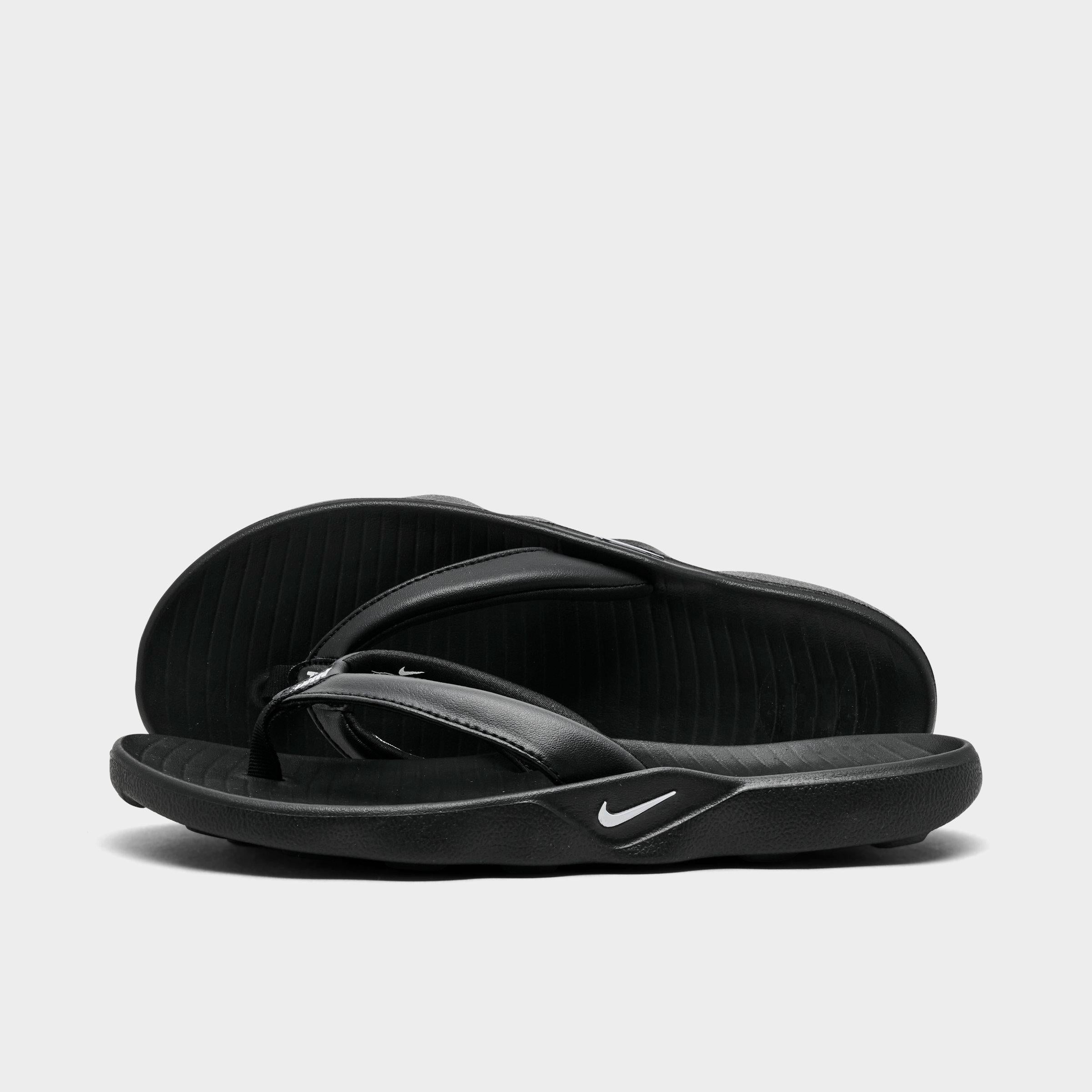 Nike Marina Slides - Black/White