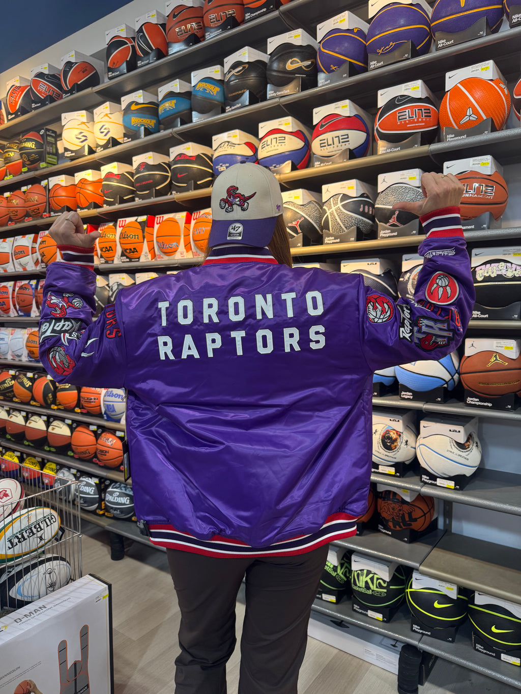 Mitchell & Ness Toronto Raptors All In Satin Jacket