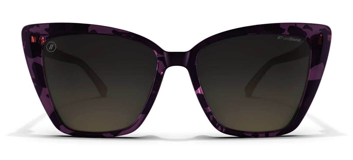 Blenders Isla Polarized Sunglasses - PURP TORT 56 YELLOW