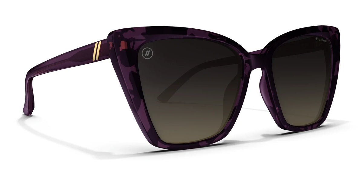 Blenders Isla Polarized Sunglasses - PURP TORT 56 YELLOW