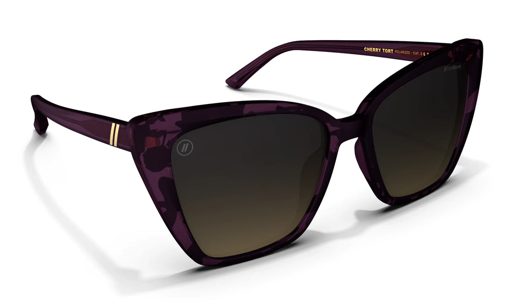 Blenders Isla Polarized Sunglasses - PURP TORT 56 YELLOW