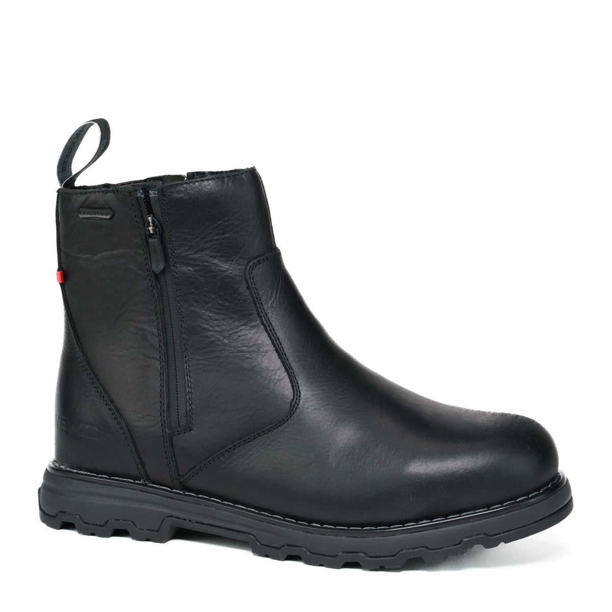 NexGrip Men's Ice Lucian 2.0 4E Wide Winter Boot - Black, front three-quarter view