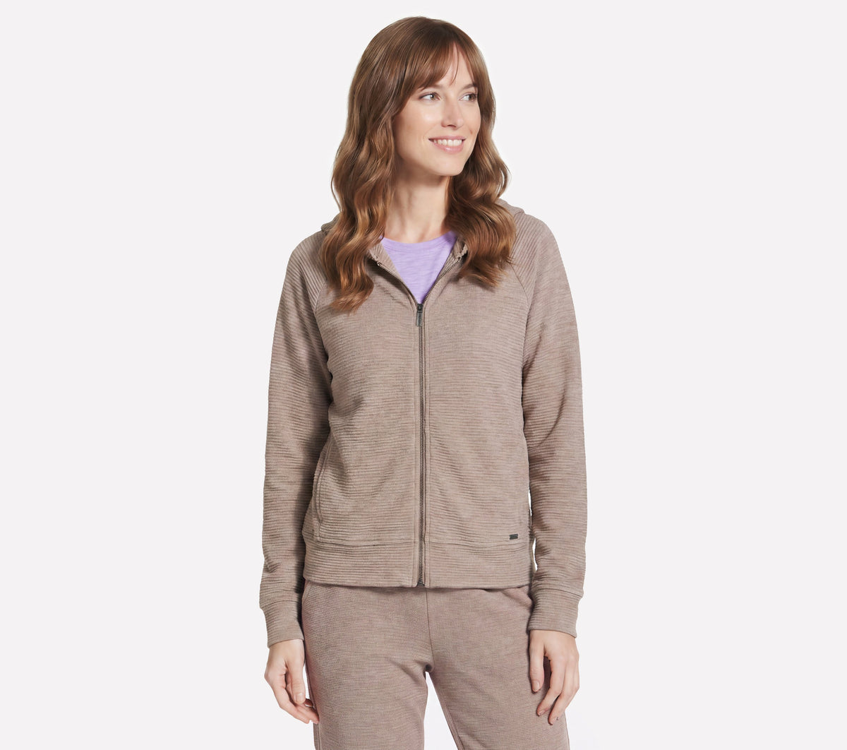 Skechers Women's GO LUXE Ottoman Jacket - Natural - front