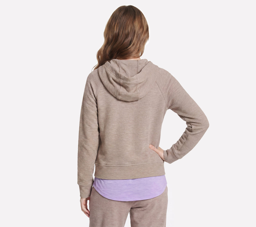 Skechers Women's GO LUXE Ottoman Jacket - Natural - back