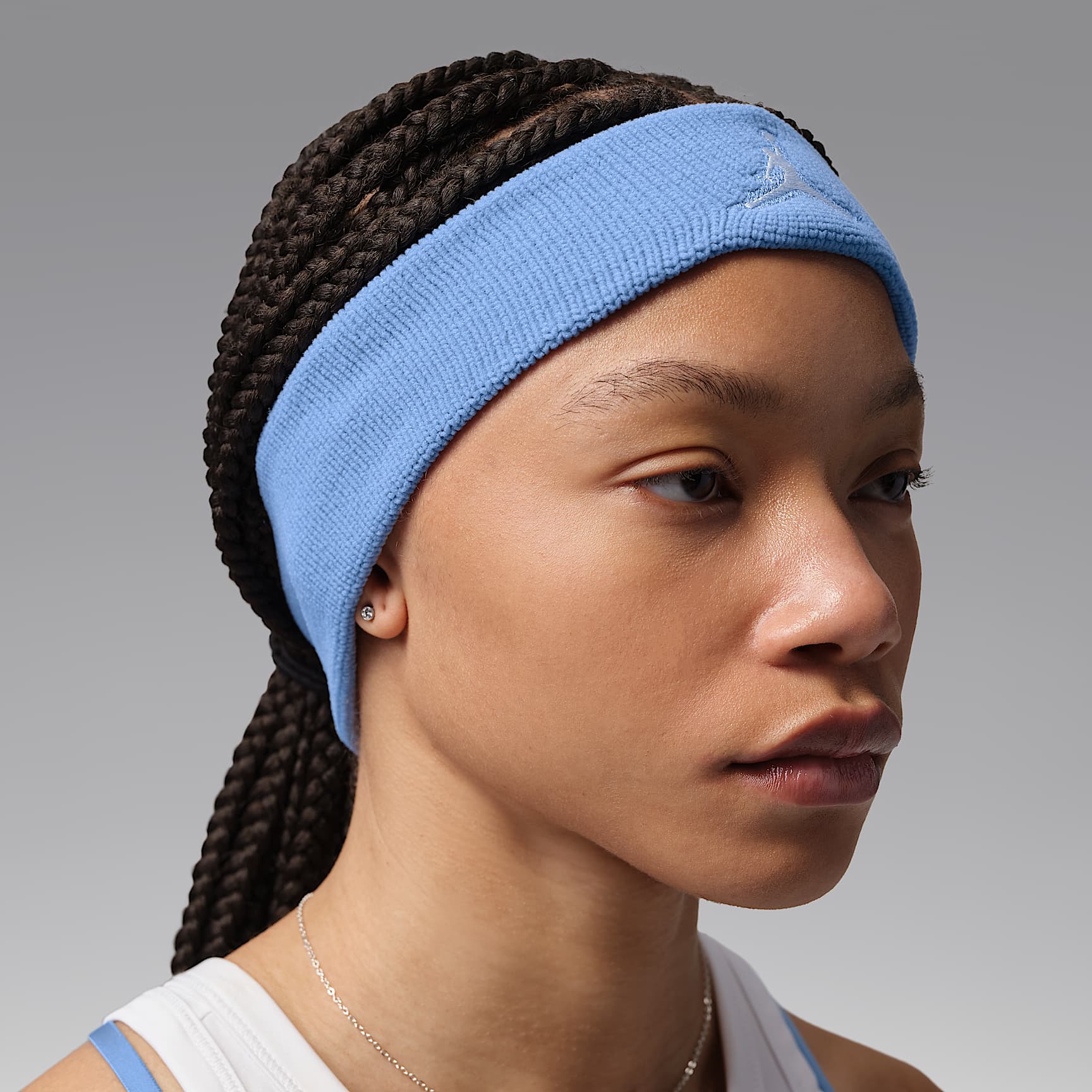 Jordan Jumpman Headband - Blue Beyond/White