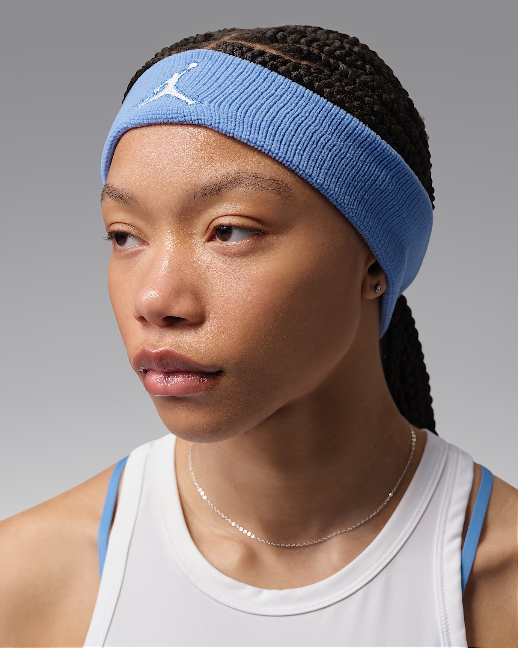 Jordan Jumpman Headband - Blue Beyond/White