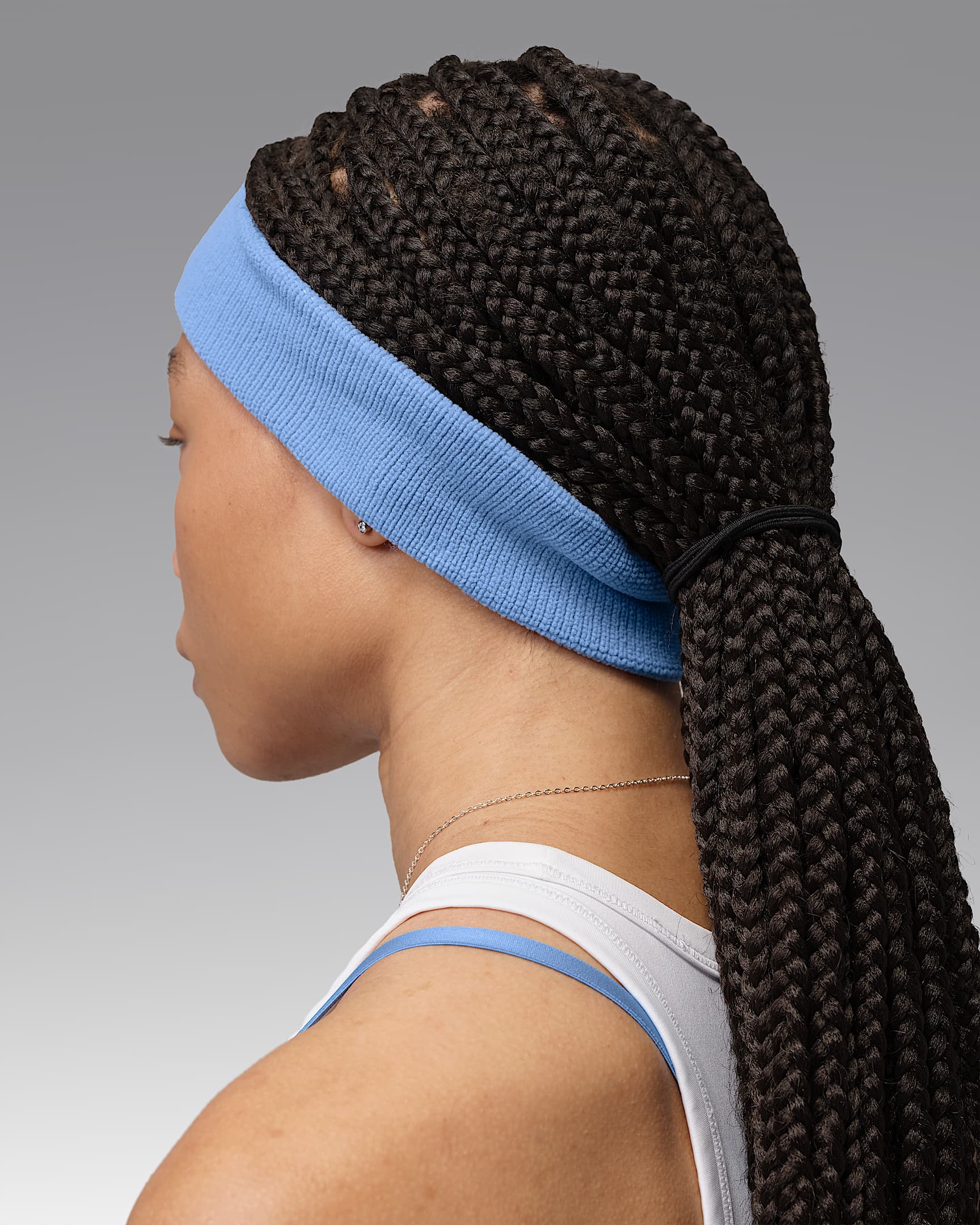 Jordan Jumpman Headband - Blue Beyond/White