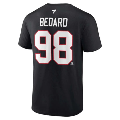 Stack Player Name & Number T-shirt - Connor Bedard