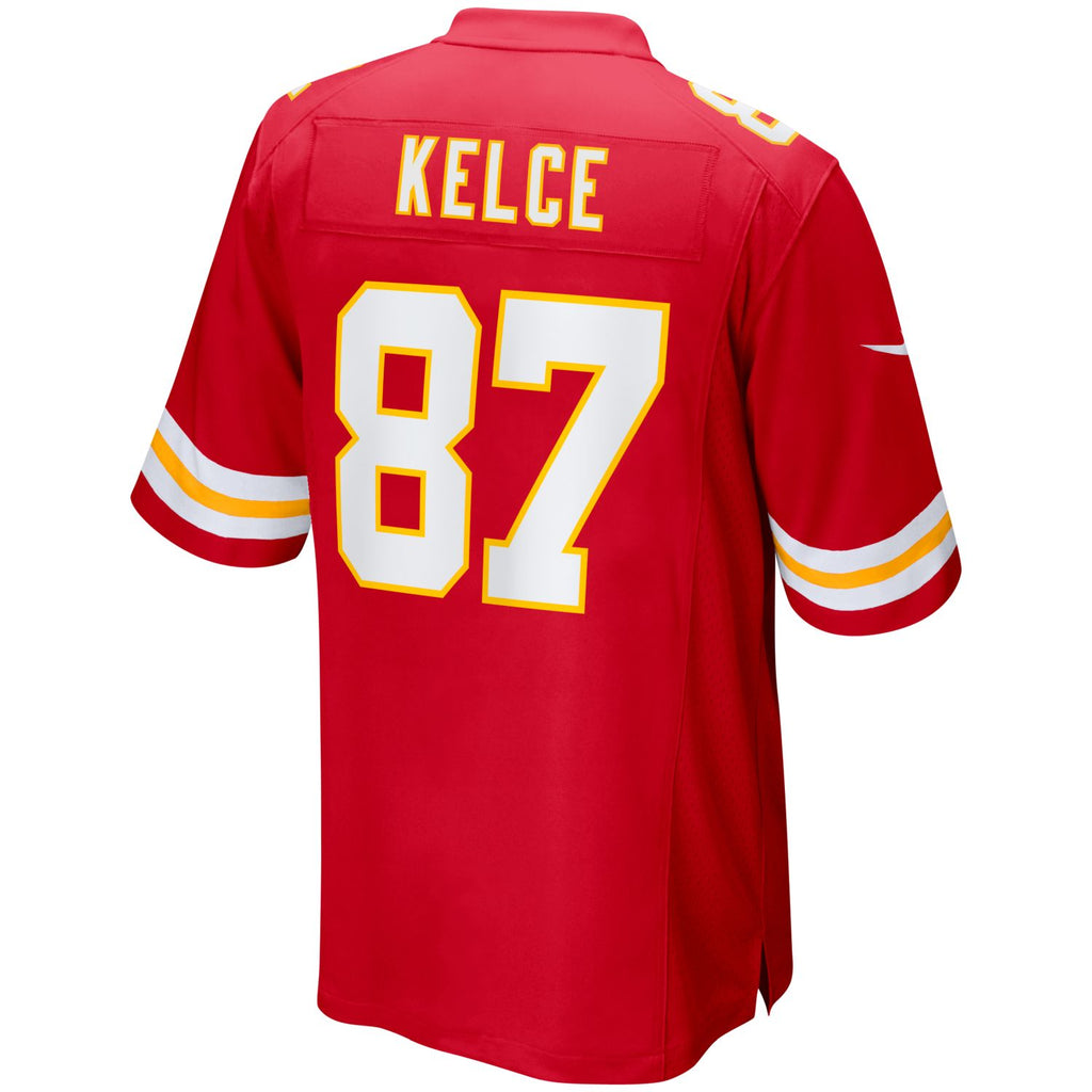 Nike NFL Kansas City Chiefs #87 Travis Kelce Home Game Men's Jersey