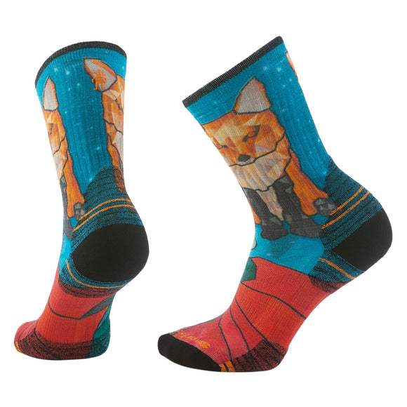 Women's Hike TC Geo Fox Cushioned Crew Socks