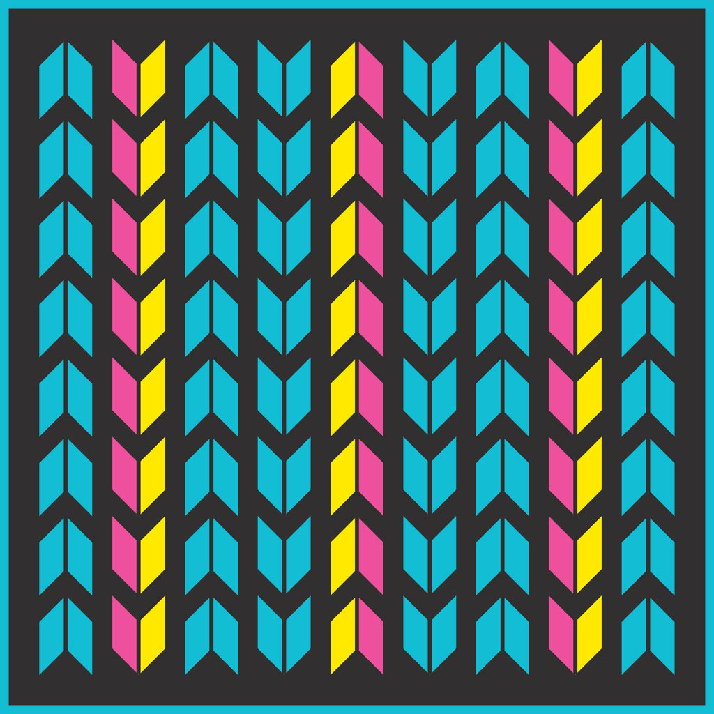 Cheveron Outdoor Mat - 9’ x 9’