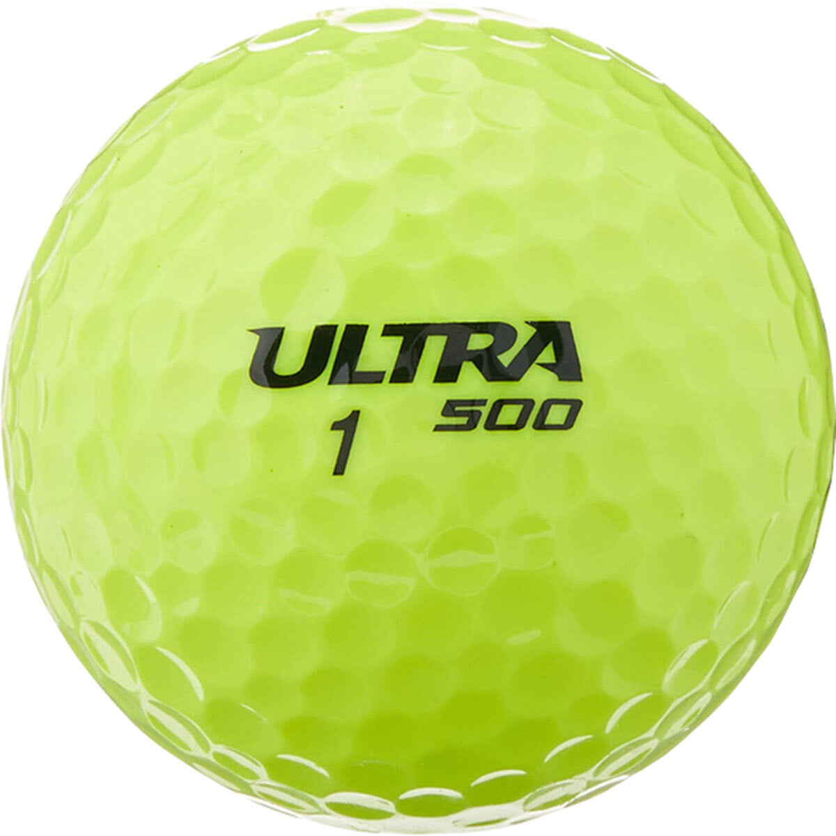Ultra 500 Distance Box of 15 Yellow Golf Balls