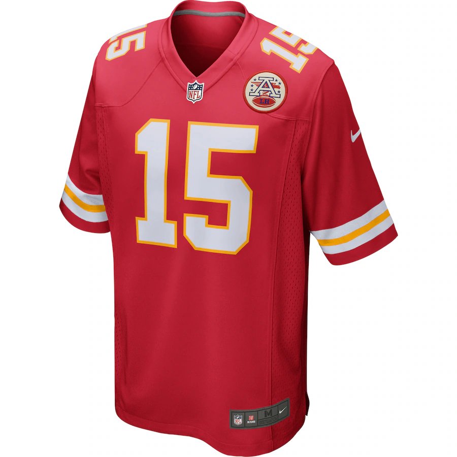 Nike NFL Kansas City Chiefs Patrick Mahomes #10 Home Game Men's Jersey