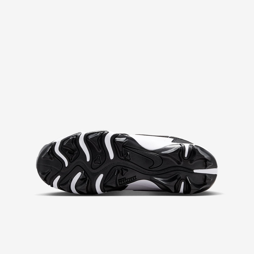 Jordan 1 Low Kids' Cleat - White/Black - outsole