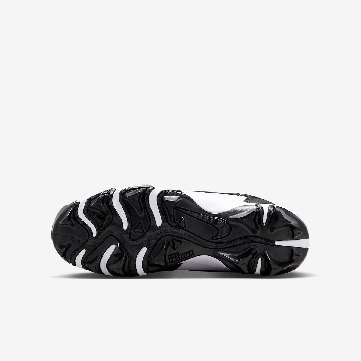Jordan 1 Low Kids' Cleat - White/Black - outsole