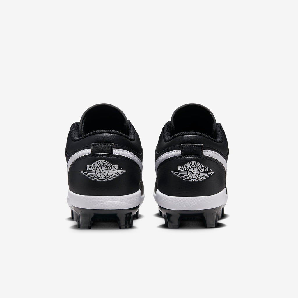 Jordan Men's Air Jordan 1 Retro MCS Low Baseball Cleats - Black - rear
