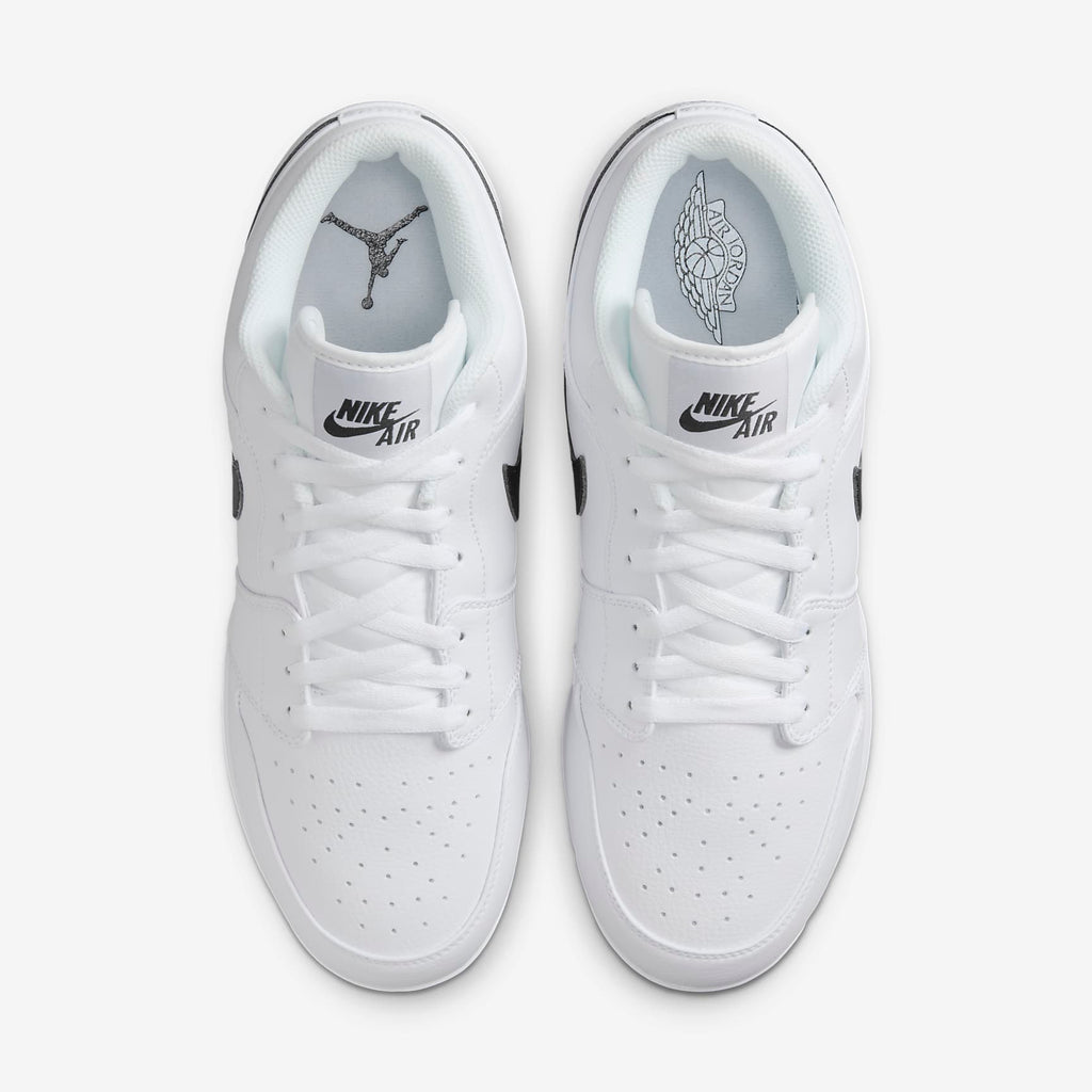 Jordan Men's Air Jordan 1 Retro MCS Low Baseball Cleats - White - top-down