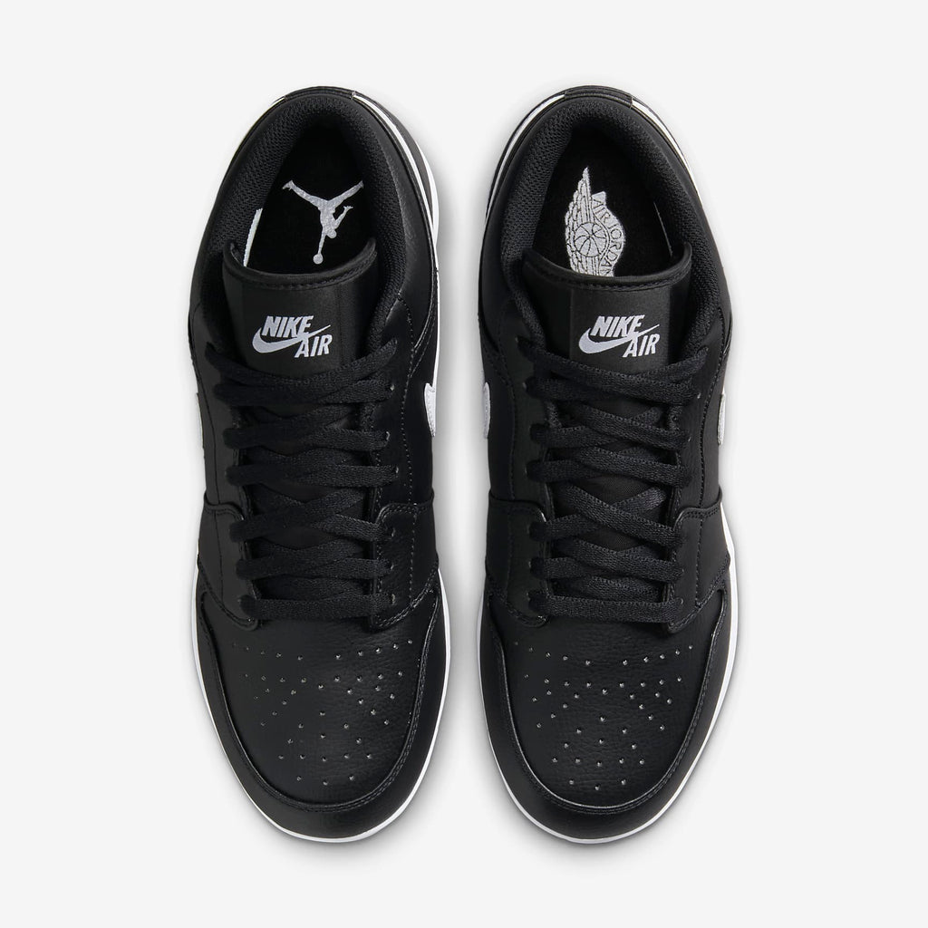 Jordan Men's Air Jordan 1 Retro MCS Low Baseball Cleats - Black - top-down