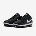 Jordan Men's Air Jordan 1 Retro MCS Low Baseball Cleats - Black - front three-quarter