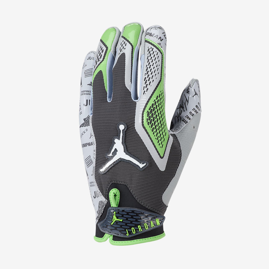 Jordan Fly Lock 2.0 Football Gloves - Anthracite - front