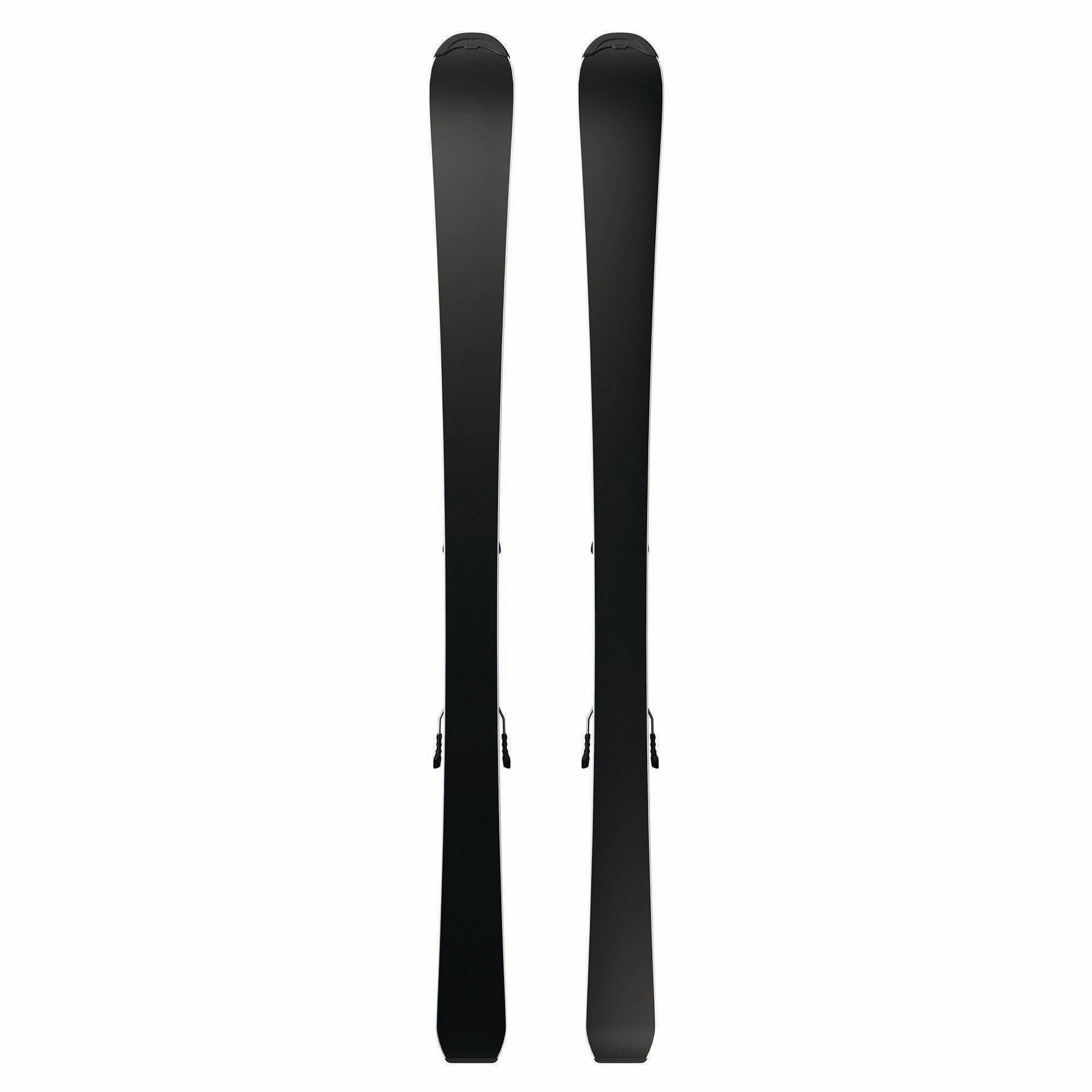 Salomon Junior QST M skis in Black, base view