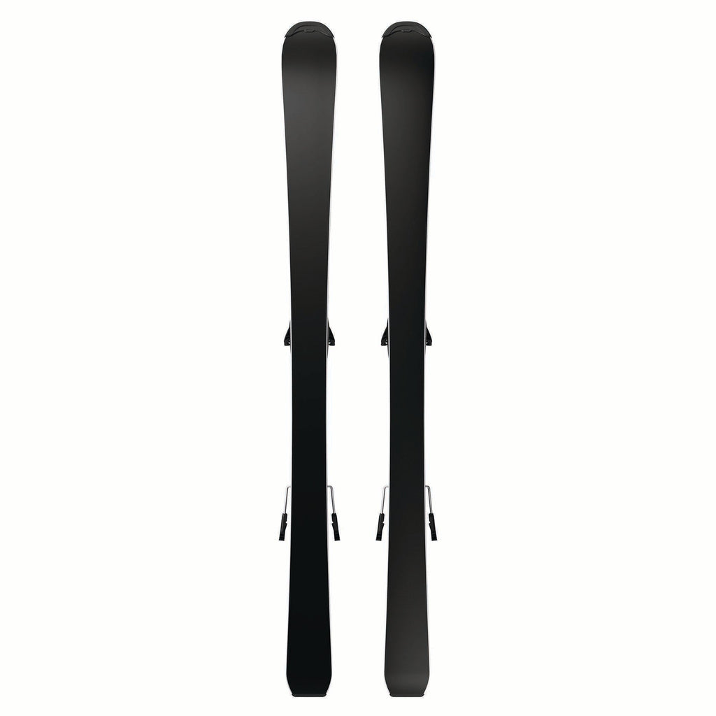 Salomon Junior QST S skis in Cosmic Sky, base view