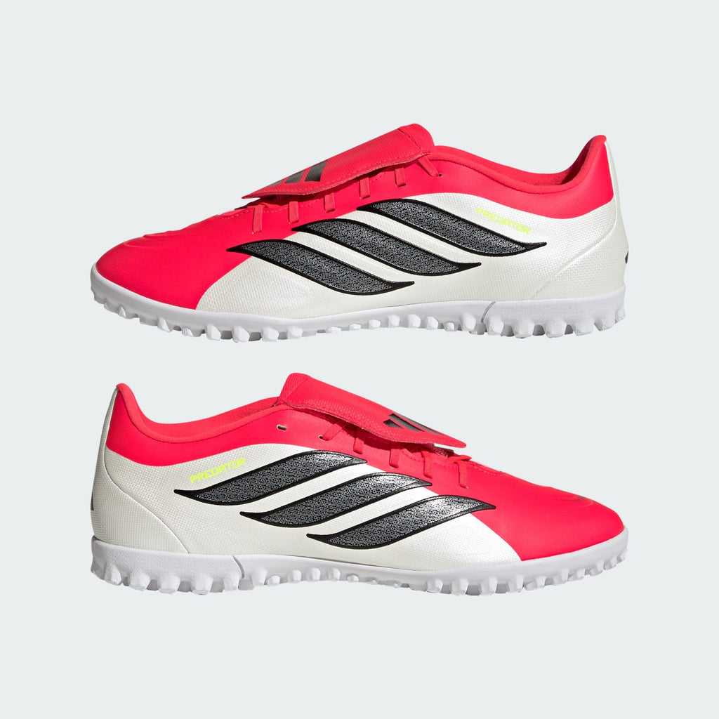 Adidas Men's Predator Club Fold-Over Tongue Turf Soccer Shoes