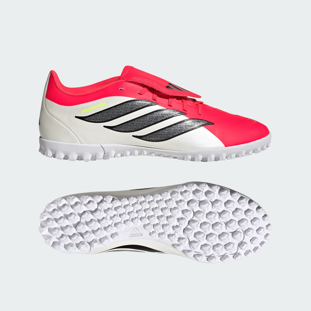 Adidas Men's Predator Club Fold-Over Tongue Turf Soccer Shoes