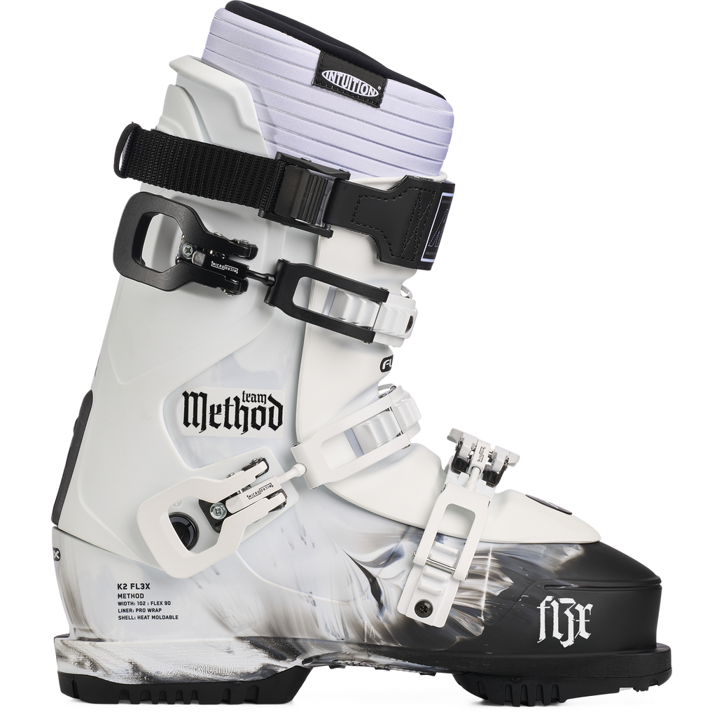 K2 Men's Method Team Ski Boots 2027 - White/Black, side view