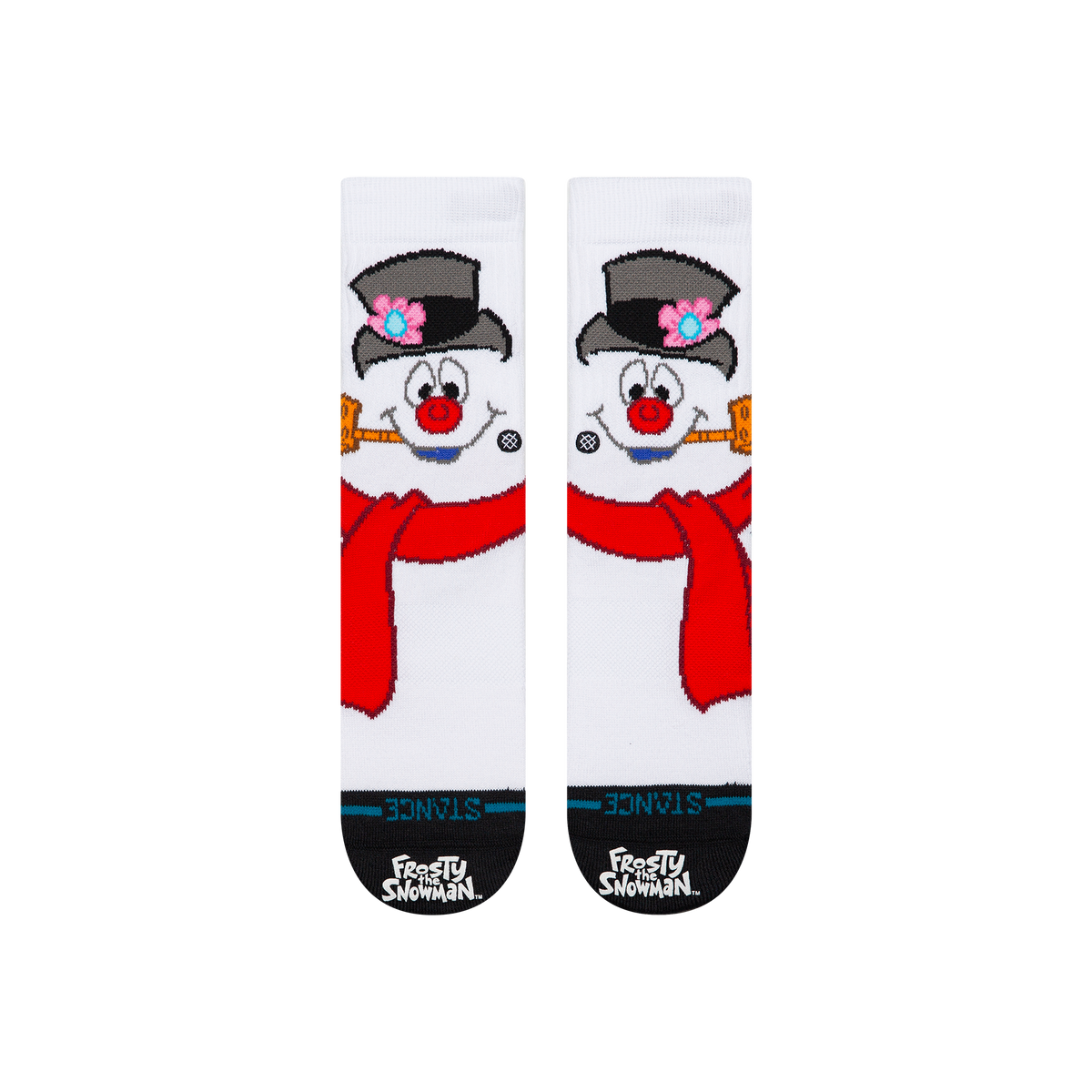Stance Kids Frosty The Snowman Crew Socks - WHITE, alternate view