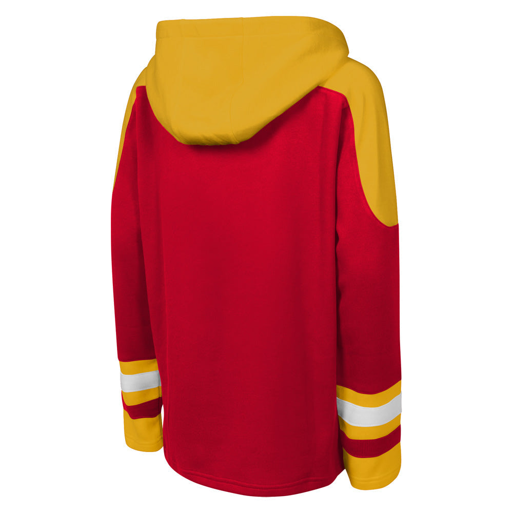 Outerstuff Youth Calgary Flames Ageless Must Have Lacer Hoodie - back