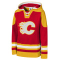 Outerstuff Youth Calgary Flames Ageless Must Have Lacer Hoodie - front