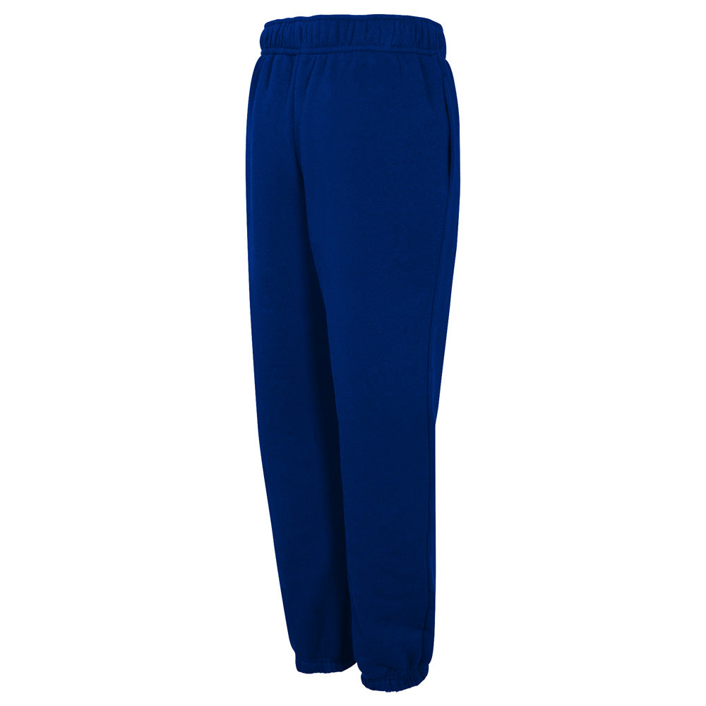 Outerstuff Youth Edmonton Oilers Instant Hit Fleece Pants - Royal, back view