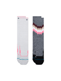 Stance Kids 2X Mid Poly Snow OTC Socks - 2 Pack - Grey