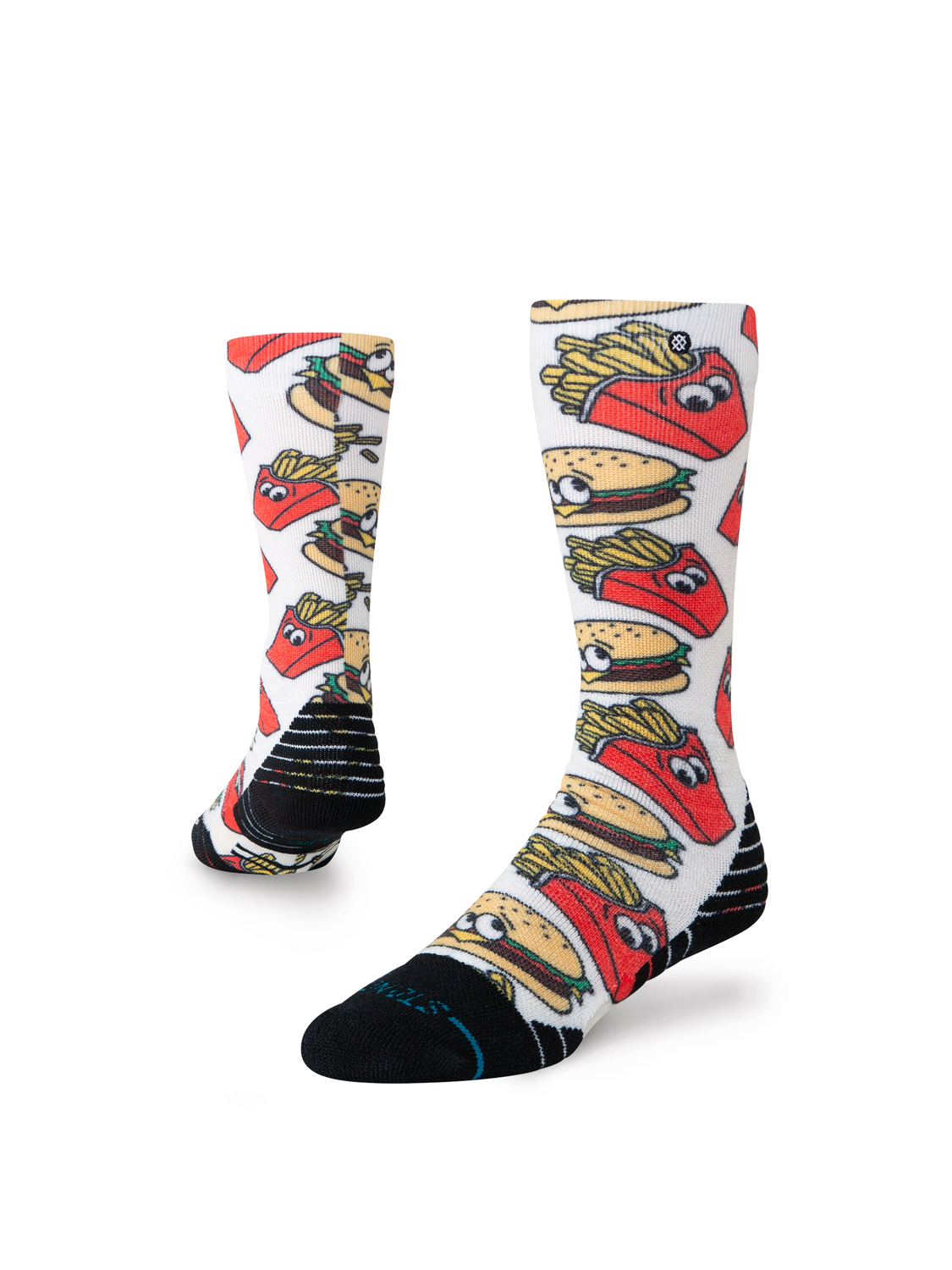 Stance Kids Combo Meal Mid Poly Snow OTC Socks - Red