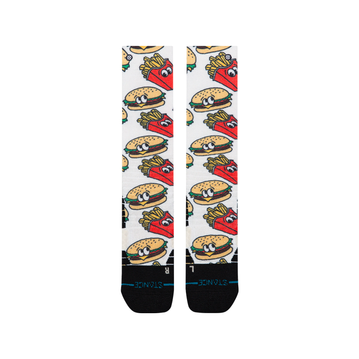 Stance Kids Combo Meal Mid Poly Snow OTC Socks - Red detail