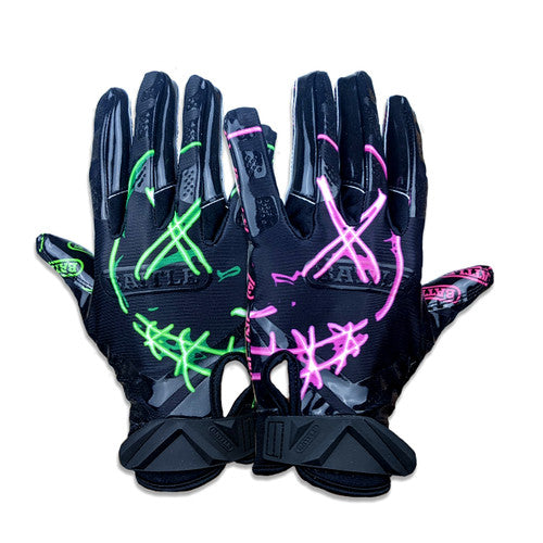 "Nightmare 2.0" Adult Cloaked Receiver Football Gloves