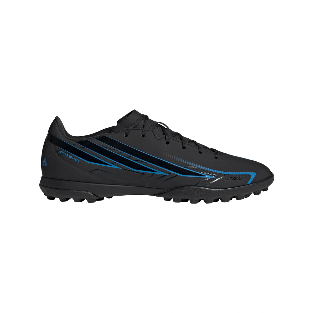 Adidas Men's F50 Hyperfast Club Turf Soccer Shoes - Black