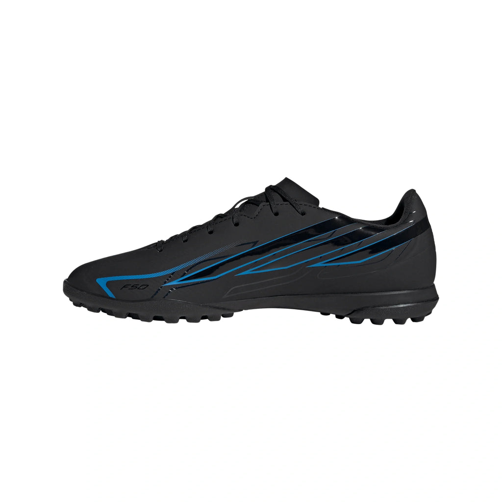 Adidas Men's F50 Hyperfast Club Turf Soccer Shoes - Black